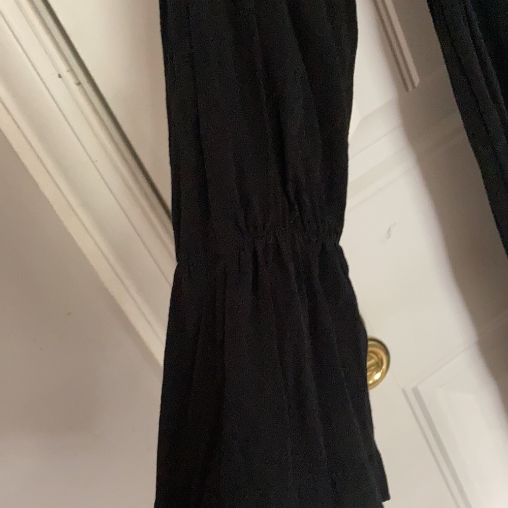 LOFT Black embroidered dress - Picture 7 of 10